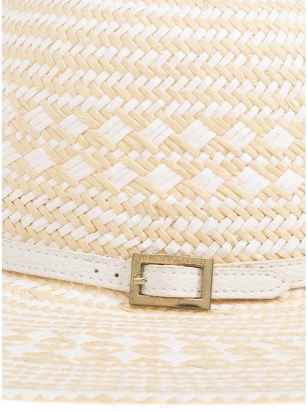 Melissa Odabash Hat With Decorative Band, Women's, Cream - MELISSA ODABASH - BALAAN 4