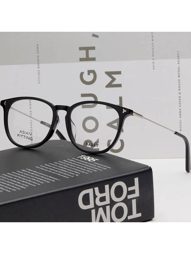 Eyewear Round Eyeglasses Black - BALLY - BALAAN 3