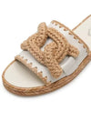 Women's Kate Crochet Sandals White - TOD'S - BALAAN.