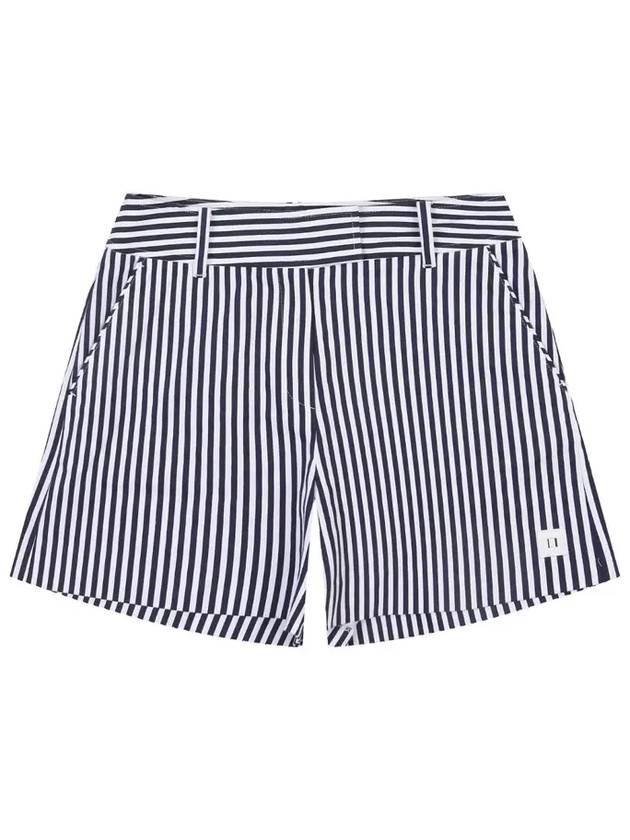 Striped Cotton Shorts OF5713LANAVY - ONOFF - BALAAN 1