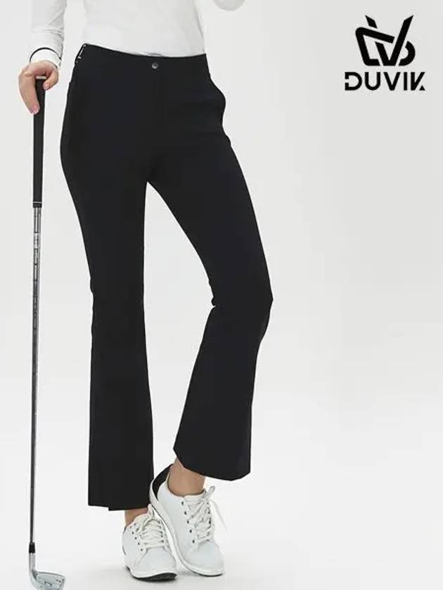 Women s side slit semi bootcut pants DE3WPT361DB - DUVIK - BALAAN 5