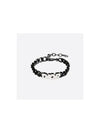 Chain Link Bracelet Black - DIOR - BALAAN 2