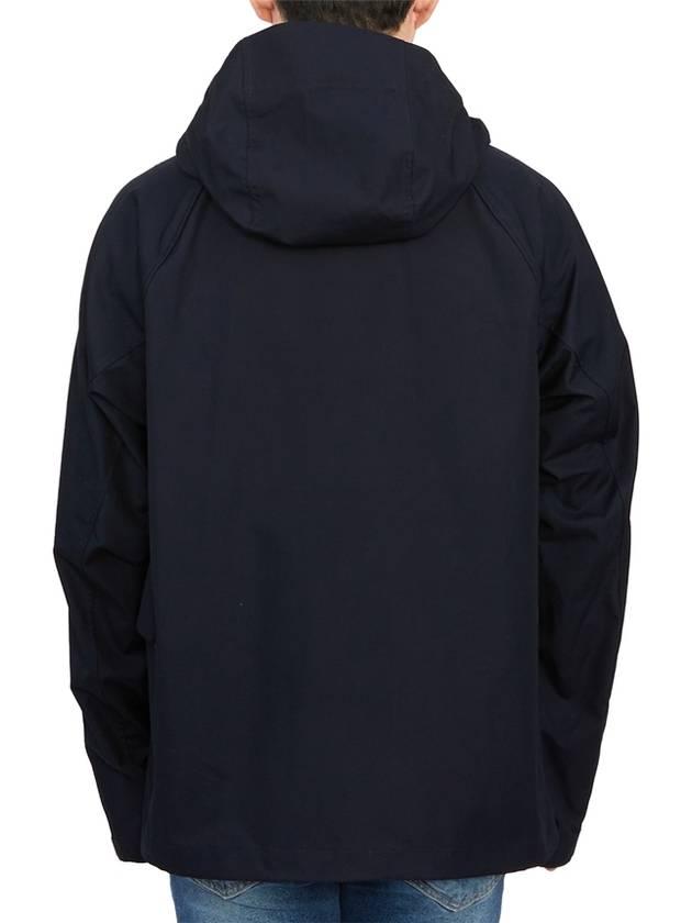 Metropolis Hooded Jacket Navy - CP COMPANY - BALAAN 6