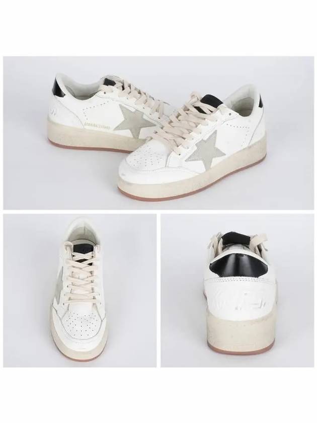 Ball Star 2 Suede Star Heel Tab Low Top Sneakers White - GOLDEN GOOSE - BALAAN 3