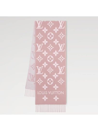 LV Essential Wool Scarf Beige Rose - LOUIS VUITTON - BALAAN 2