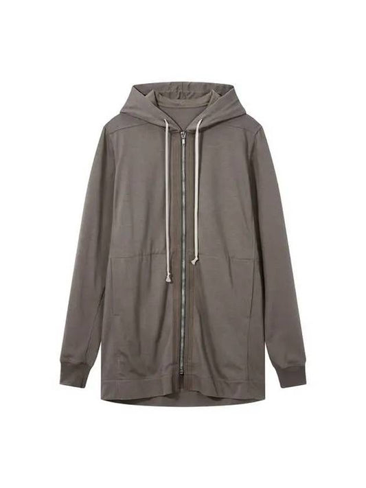 MEN Solid Cotton Hooded Zipup Choco 270075 - RICK OWENS - BALAAN 1