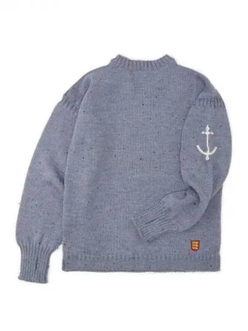 Fisherman whole garment sweater shadow nep domestic product GPCX22101271902 - GUERNSEY WOOLLENS - BALAAN 1