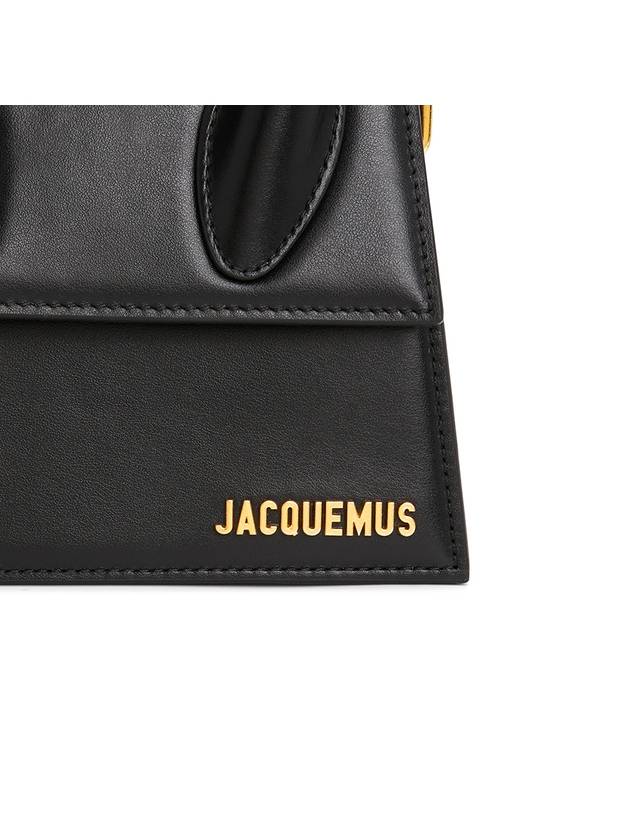 Le Chiquito Moyen Medium Leather Tote Bag Black - JACQUEMUS - BALAAN 9