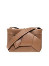 Musubi Knotted Leather Shoulder Bag Brown - ACNE STUDIOS - BALAAN 2