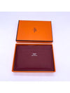 Citizen Twill Card Business Holder Wallet Rouge Ash Burgundy Red H084827CK - HERMES - BALAAN 1