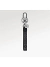 Monogram Dragonne Bag Charm Key Holder Black - LOUIS VUITTON - BALAAN 3