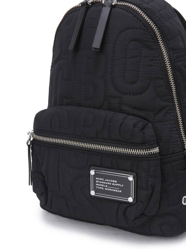 Nylon Jumbled Logo Small Backpack_Black (4S4HBP002H02-001) - MARC JACOBS - BALAAN 4