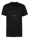 Logo Print Short Sleeve T-Shirt Black - GIVENCHY - BALAAN 2