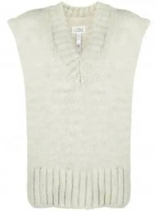 Botanical Dye Knit Vest Green - MAISON MARGIELA - BALAAN 2