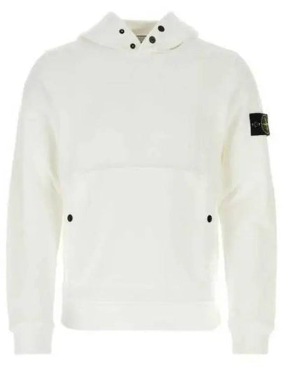 Garment Dyed Hoodie White - STONE ISLAND - BALAAN 2