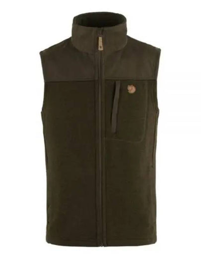 BUCK FLEECE VEST M DARK OLIVE - FJALL RAVEN - BALAAN 2