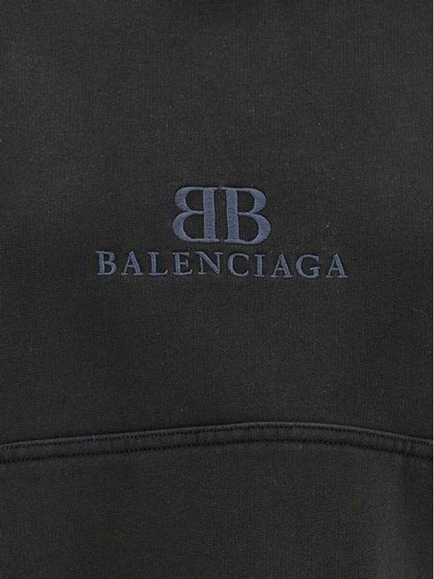 BALENCIAGA CROPPED HOODIE - BALENCIAGA - BALAAN 4