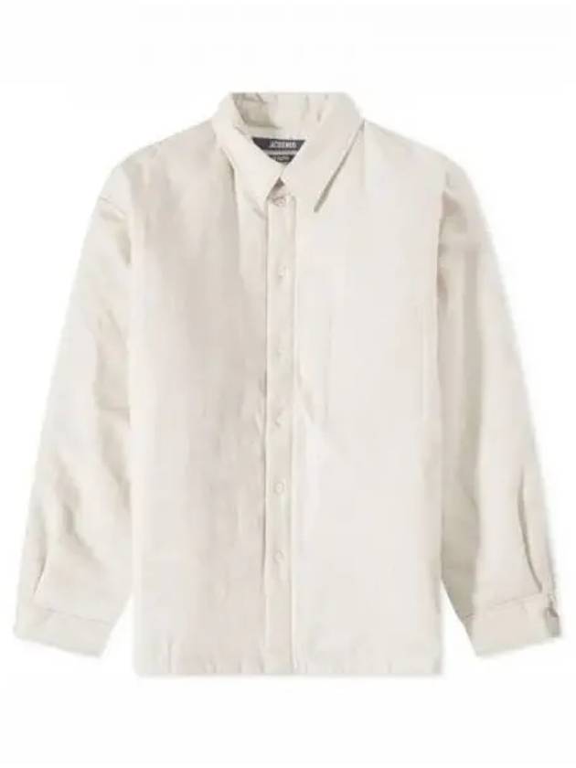 La Chemise Boulanger Puffed Overshirt Padded Light Beige - JACQUEMUS - BALAAN 2