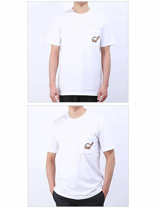 Dinosaur printing pocket tshirt RMJE0064P18 00 - LANVIN - BALAAN 2