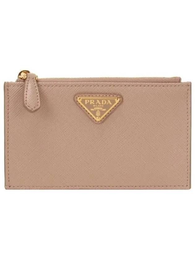 Saffiano Leather Card Wallet Pink - PRADA - BALAAN 2