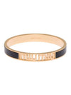 Enamel Metal Bracelet Black - MIU MIU - BALAAN 1