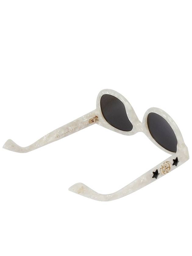 Round Sunglasses GG0207S IVORY GUA004 - GUCCI - BALAAN 5