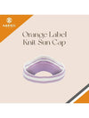 Logo sun cap visor purple orange label banding sun cap EC00660 - MAHES - BALAAN 3