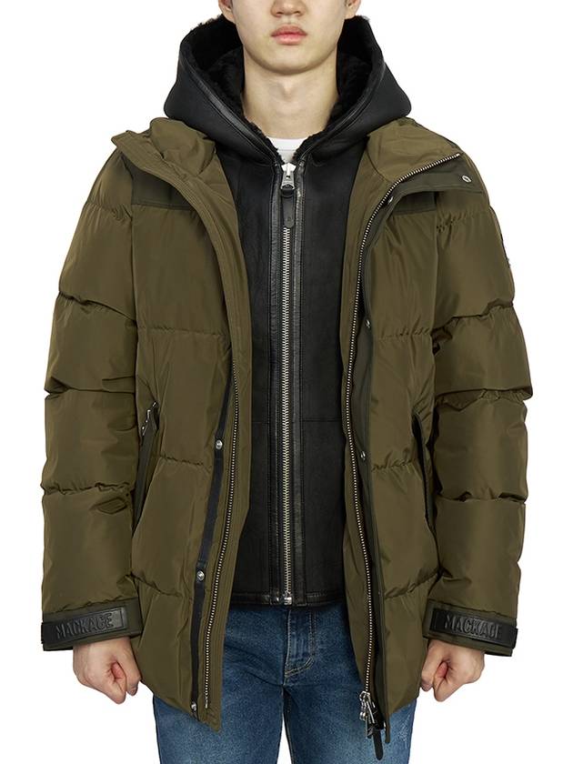 RILEY ARMY Men s Hooded Padded Jumper Jacket Relaxed Fit - MACKAGE - BALAAN 5