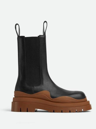 Tire Chelsea Boots Black Orange - BOTTEGA VENETA - BALAAN 2