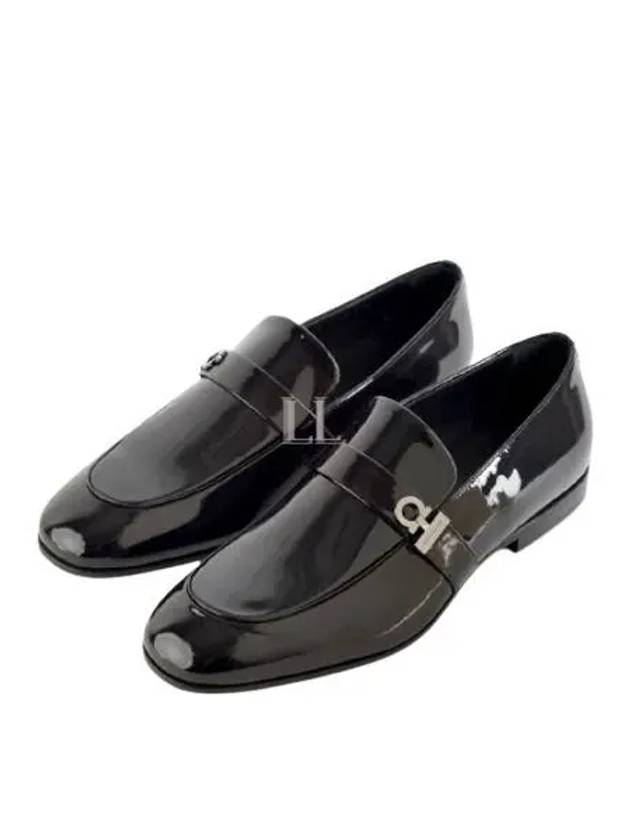 Gancini Ornament Moccasins Loafer Black - SALVATORE FERRAGAMO - BALAAN 2