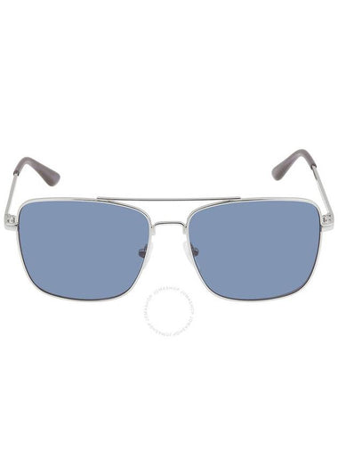 Calvin Klein Blue Navigator Men's Sunglasses CK19136S 045 57 - CALVIN KLEIN - BALAAN 1