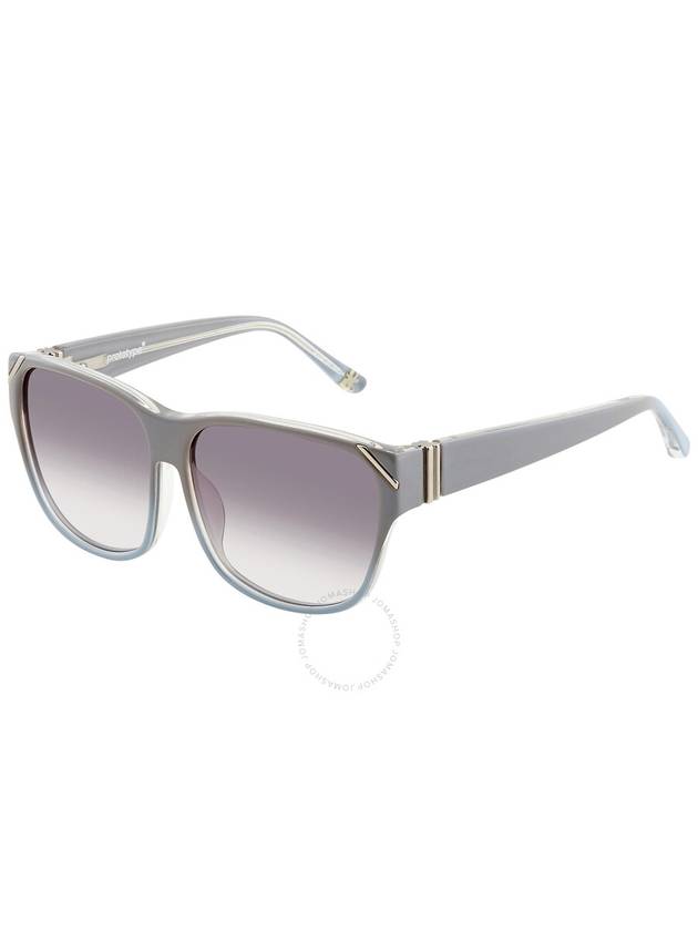 Yohji Yamamoto X Linda Farrow Grey Gradient Square Unisex Sunglasses YY15 PICK C2 - YOHJI YAMAMOTO - BALAAN 3