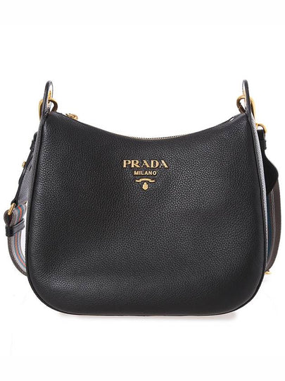 Vitello Phoenix Shoulder Bag Black - PRADA - BALAAN 2