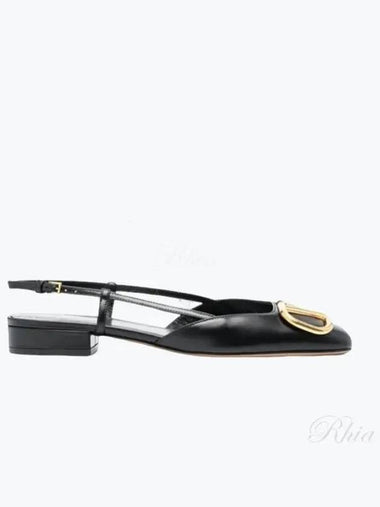 V Logo Signature Women s Slingback S0HG0DSH 0NO - VALENTINO - BALAAN 1