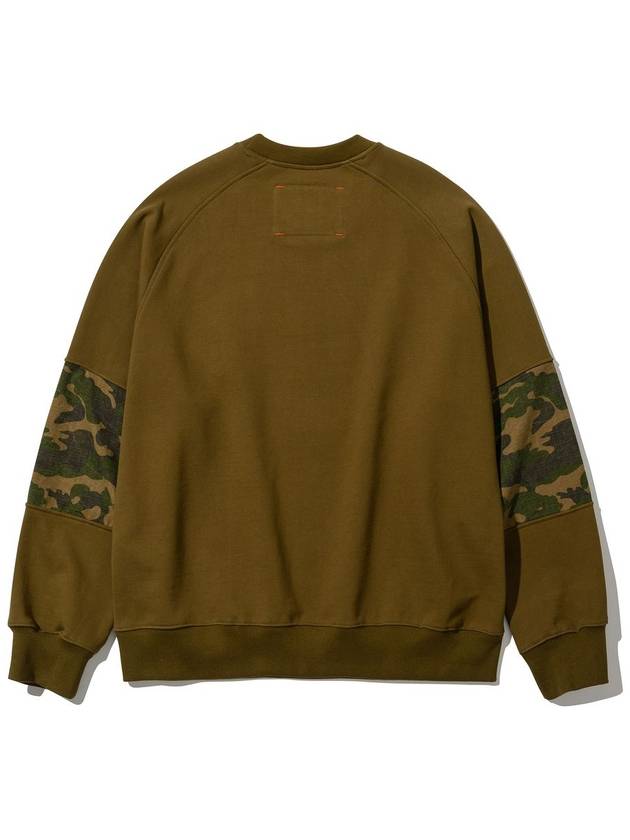 Camo color scheme sweatshirt khaki - UJBECOMING - BALAAN 4