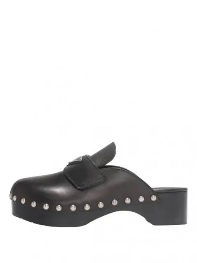 Studded Leather Clog Women s Mules - PRADA - BALAAN 1