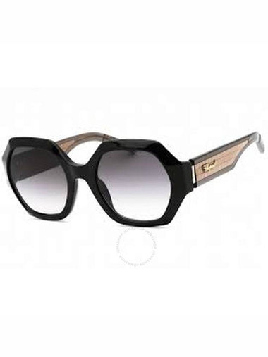 Chopard Grey Gradient Geometric Ladies Sunglasses SCH362M 0BLK 55 - CHOPARD - BALAAN 1