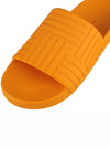 Intrecciato Rubber Slippers Orange - BOTTEGA VENETA - BALAAN 8