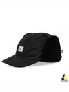 Chrome R Logo Patch Earflap Ball Cap Black - CP COMPANY - BALAAN 2