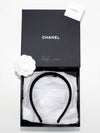 Suede Hairband Black AA9458 B14120 94305 - CHANEL - BALAAN 8