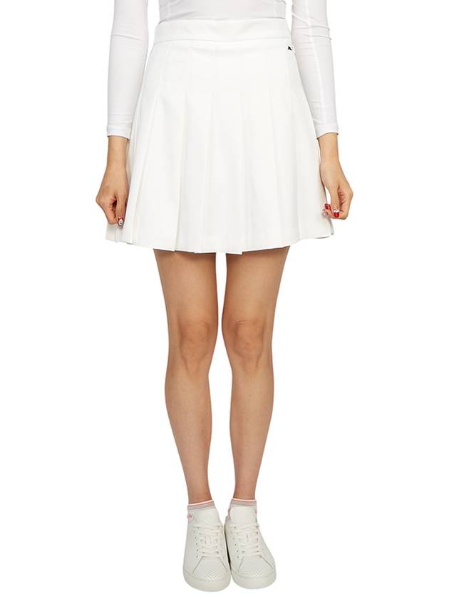 Women's Adina Golf Skirt White - J.LINDEBERG - BALAAN 2