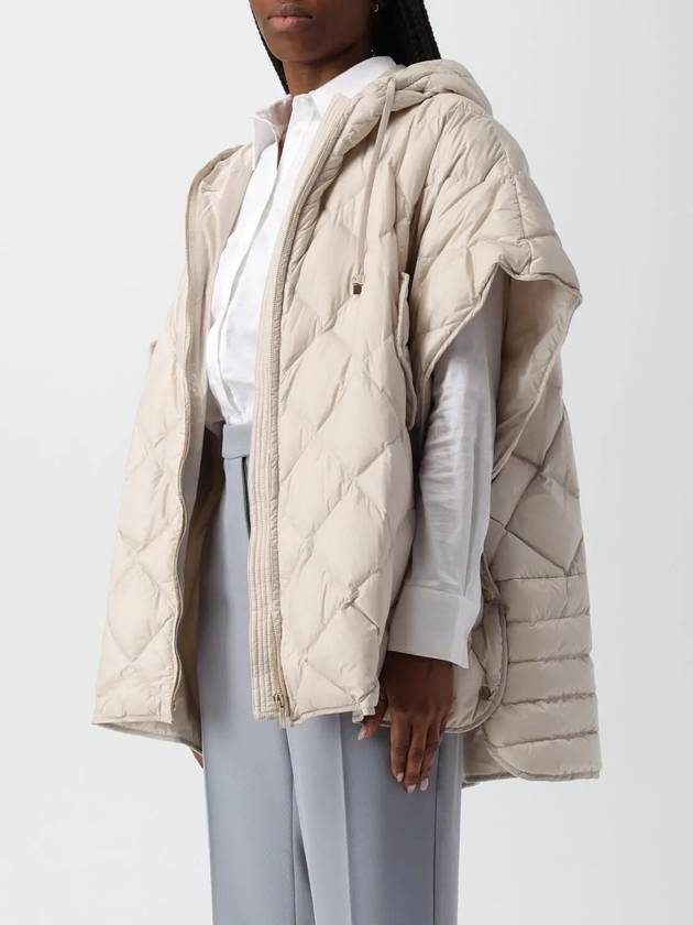 Treman Zip-Up Padded Cape Ivory - MAX MARA - BALAAN 6