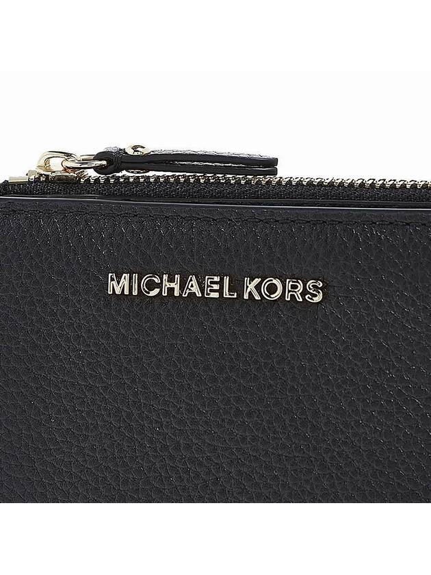 Logo Jet Set Half Wallet Black - MICHAEL KORS - BALAAN 7