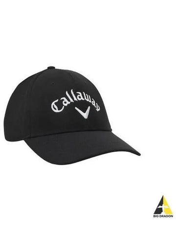 Callaway Side Golf Cap Hat Black White CGASA0Z1 - CALLAWAY GOLF - BALAAN 1