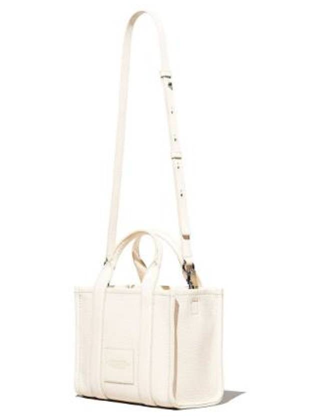 Small Leather Tote Bag White - MARC JACOBS - BALAAN 4