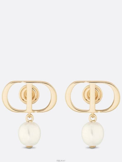 Women's Petit CD Earrings Gold - DIOR - BALAAN 2