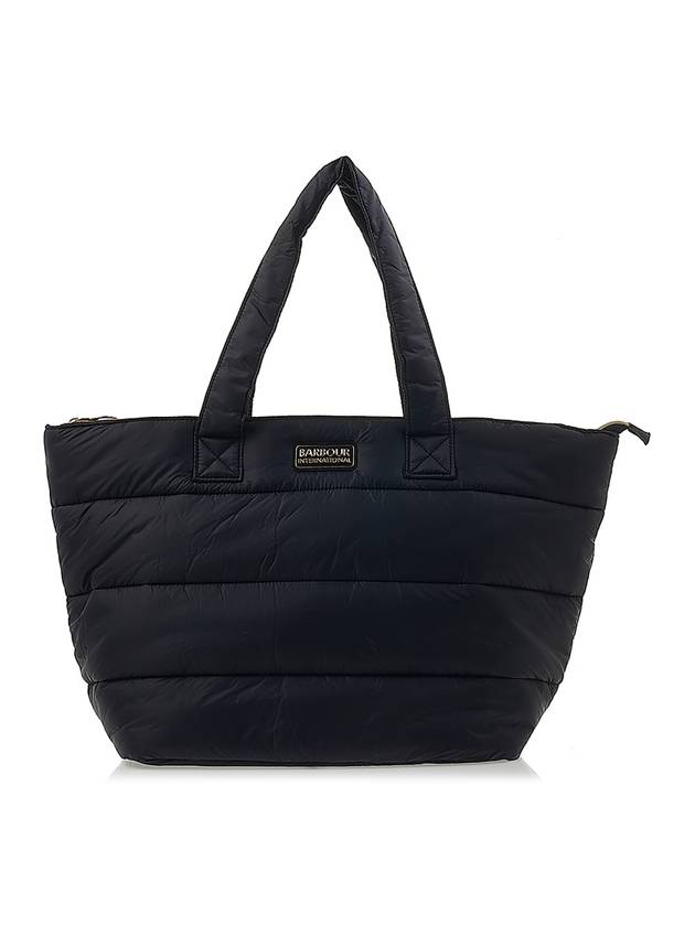 Monaco Quilting Large Tote Bag Black - BARBOUR - BALAAN 1