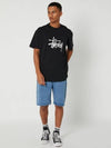 AU Australia Solid Graffiti C T Shirt ST031000 Black MENS - STUSSY - BALAAN 5