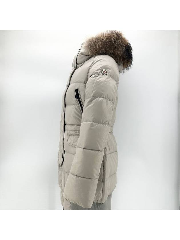 fur long padded jumper - MONCLER - BALAAN 4