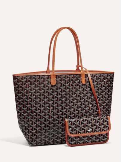 Saint Louis Saint Louis PM Tote Bag Black Tan - GOYARD - BALAAN 2